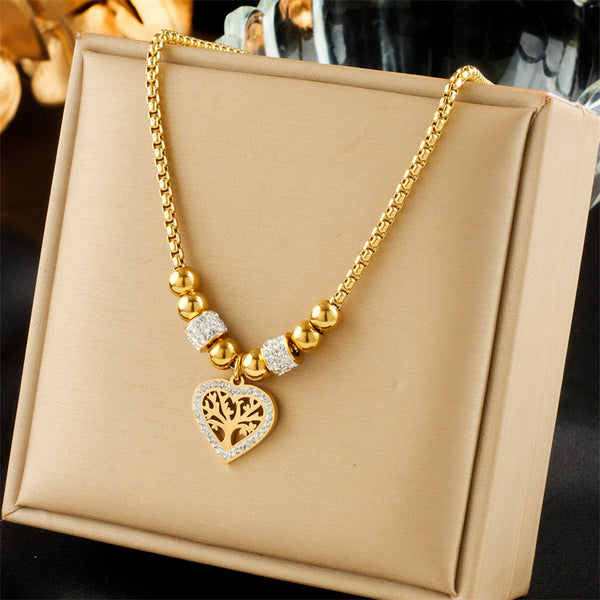 Lucky Tree Love Pendant Personality Simple Necklace