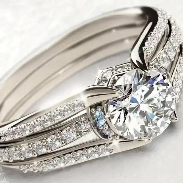 Retro Alloy Arch Bridge Shaped Ring